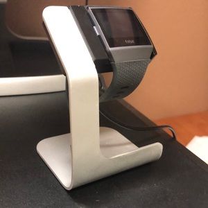 Fitbit Ionic and charging deck